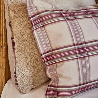 Karaca Home Pamuk Kışlık 160 x 220 cm Çizgili Tek Kişilik Nevresim Takımı Bej