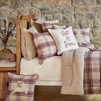 Karaca Home Pamuk Kışlık 160 x 220 cm Çizgili Tek Kişilik Nevresim Takımı Bej
