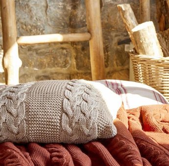 Karaca Home Pamuk Kışlık 160 x 220 cm Çizgili Tek Kişilik Nevresim Takımı Bej