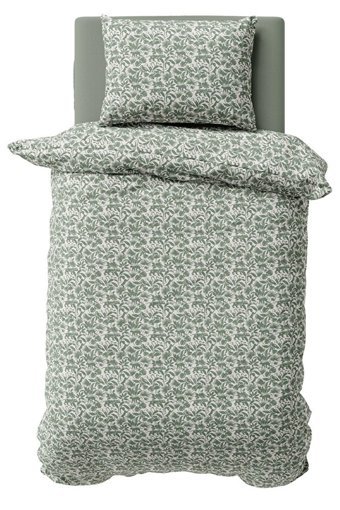 Makiteks Pamuk Dört Mevsim 160 x 220 cm Doğa Tek Kişilik Nevresim Takımı Yeşil