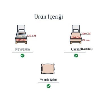 Sedef Home Ranforce Kışlık 160 x 220 cm Lastikli Düz Tek Kişilik Nevresim Takımı Antrasit Lacivert