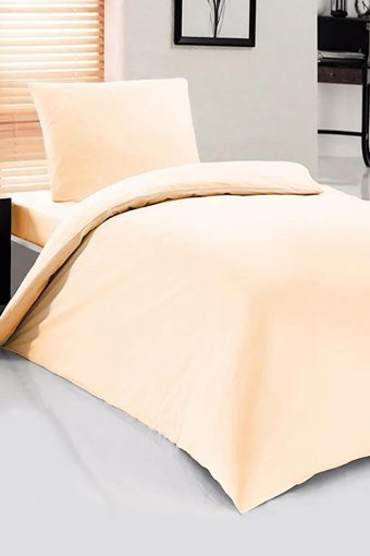 Evlen Home Pamuk Kışlık 200 x 220 cm Düz Tek Kişilik Nevresim Takımı Beyaz