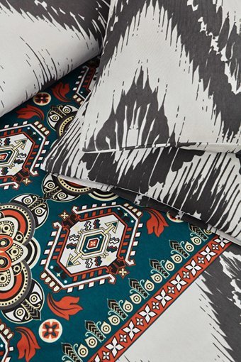 Mislina Home Kışlık 160 x 220 cm Desenli Tek Kişilik Nevresim Takımı Beyaz Siyah