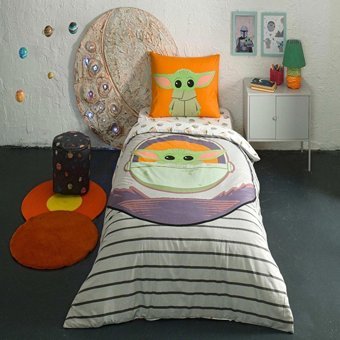 Taç Pamuk Dört Mevsim 160 x 220 cm Lastikli Bebek Çocuk Tek Kişilik Nevresim Takımı Çok Renkli