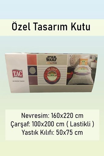 Taç Pamuk Dört Mevsim 160 x 220 cm Lastikli Bebek Çocuk Tek Kişilik Nevresim Takımı Çok Renkli