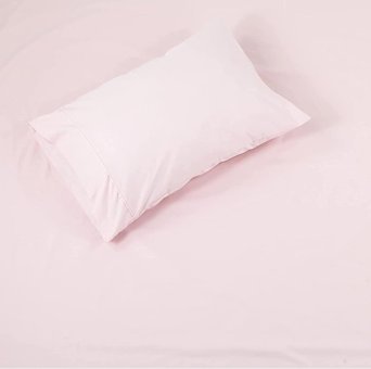 Taç Pamuk Dört Mevsim 160 x 220 cm Düz Tek Kişilik Nevresim Takımı Pembe