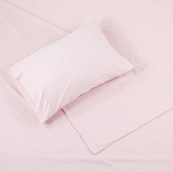 Taç Pamuk Dört Mevsim 160 x 220 cm Düz Tek Kişilik Nevresim Takımı Pembe