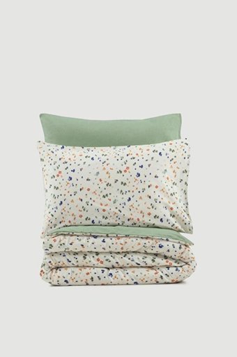 Cotton Box Petite Ranforce Dört Mevsim 160 x 220 cm Tek Kişilik Nevresim Takımı Yeşil