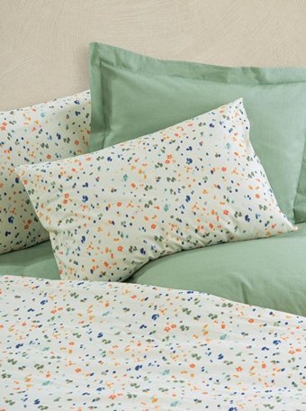 Cotton Box Petite Ranforce Dört Mevsim 160 x 220 cm Tek Kişilik Nevresim Takımı Yeşil