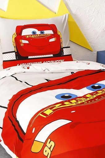 Favora Pamuk Dört Mevsim 160 x 220 cm Lastikli Araba Tek Kişilik Nevresim Takımı Çok Renkli