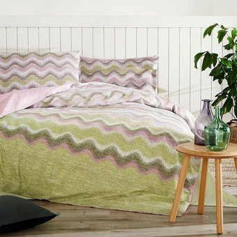 Özdilek Pamuk Polyester Kışlık 160 x 220 cm Çiçekli Tek Kişilik Nevresim Takımı Yeşil