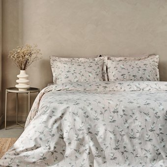 Marie Claire Pamuk Ranforce Dört Mevsim 160 x 220 cm Çiçekli Tek Kişilik Nevresim Takımı Çok Renkli