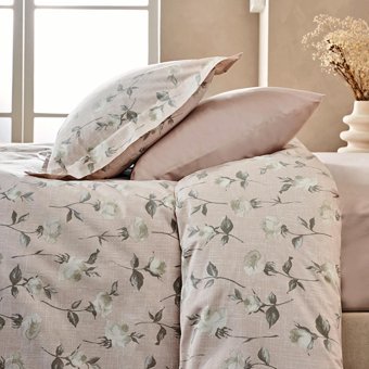 Marie Claire Pamuk Ranforce Dört Mevsim 160 x 220 cm Çiçekli Tek Kişilik Nevresim Takımı Çok Renkli