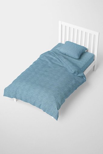 Favora Pamuk Kışlık 160 x 220 cm Lastikli Düz Tek Kişilik Nevresim Takımı Koyu Turkuaz