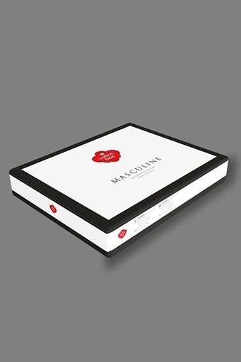 Cotton Box Masculine Ranforce Dört Mevsim 160 x 220 cm Ekoseli Tek Kişilik Nevresim Takımı Kırmızı
