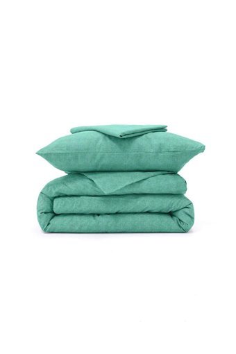 Favora Ranforce Dört Mevsim 160 x 220 cm Modern Tek Kişilik Nevresim Takımı Yeşil