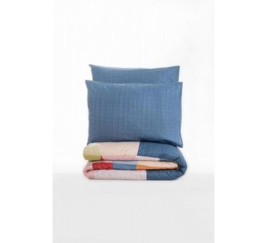 Cotton Box Pamuk Dört Mevsim 160 x 220 cm Modern Tek Kişilik Nevresim Takımı Mavi