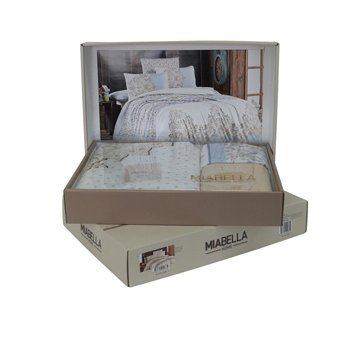 Miabella Home Ranforce Dört Mevsim 160 x 220 cm Ekoseli Tek Kişilik Nevresim Takımı Çok Renkli