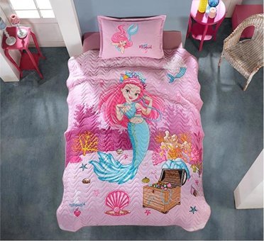 Clasy Pamuk Ranforce Dört Mevsim 180 x 240 cm Deniz Tek Kişilik Nevresim Takımı Pembe