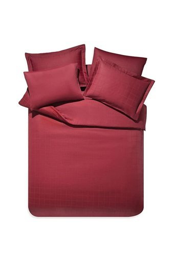 Yataş Saten Dört Mevsim 160 x 220 cm Düz Tek Kişilik Nevresim Takımı Kırmızı