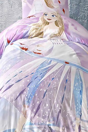 Favora Pamuk Dört Mevsim 160 x 220 cm Lastikli Desenli Tek Kişilik Nevresim Takımı Pembe