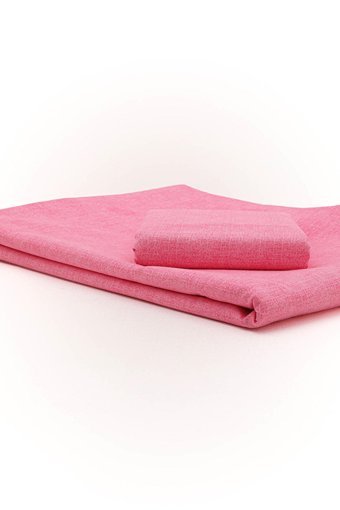 Favora Pamuk Dört Mevsim 160 x 220 cm Geometrik Tek Kişilik Nevresim Takımı Şeker Pembe