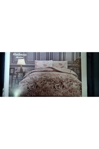 Özdilek Pamuk Polyester Kışlık 160 x 220 cm Çiçekli Tek Kişilik Nevresim Takımı Mürdüm