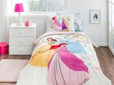 Özdilek Ranforce Kışlık 180 x 230 cm Lastikli Prenses Tek Kişilik Nevresim Takımı Çok Renkli