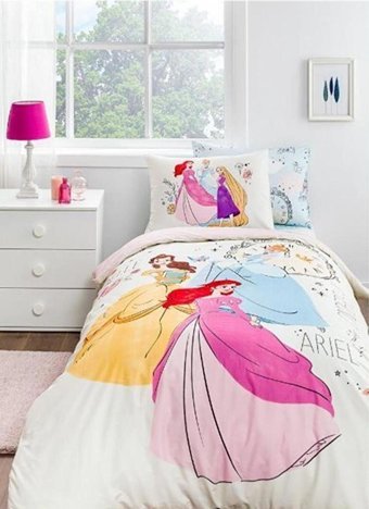 Özdilek Ranforce Kışlık 180 x 230 cm Lastikli Prenses Tek Kişilik Nevresim Takımı Çok Renkli