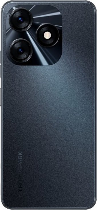 Tecno Spark 10 128 GB Hafıza 4 GB Ram 6.6 inç 50 MP Çift Hatlı IPS LCD Ekran Android Akıllı Cep Telefonu Siyah