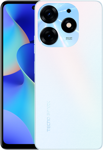 Tecno Spark 10 Pro 256 GB Hafıza 8 GB Ram 6.8 inç 50 MP Çift Hatlı IPS LCD Ekran Android Akıllı Cep Telefonu Beyaz