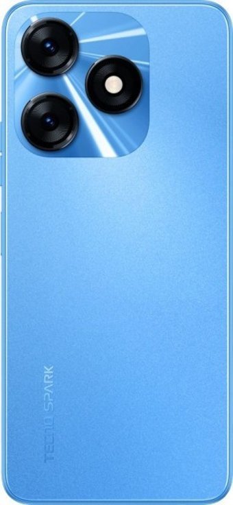 Tecno Spark 10 128 GB Hafıza 8 GB Ram 6.6 inç 50 MP Çift Hatlı IPS LCD Ekran Android Akıllı Cep Telefonu Mavi