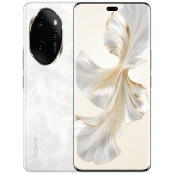Honor 100 Pro 256 GB Hafıza 12 GB Ram 6.78 inç 50 MP Çift Hatlı OLED Ekran Android Akıllı Cep Telefonu Beyaz