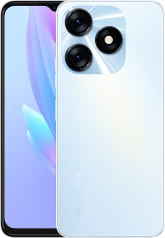 Tecno Spark 10 128 GB Hafıza 8 GB Ram 6.6 inç 50 MP Çift Hatlı IPS LCD Ekran Android Akıllı Cep Telefonu Beyaz