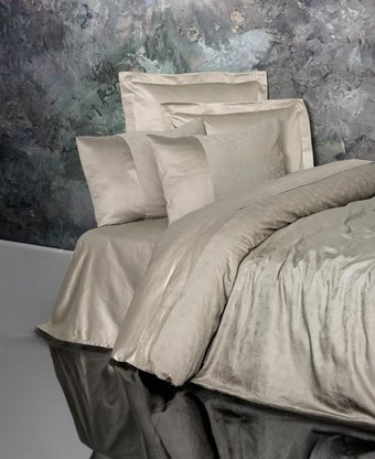 Cotton Box Saten Dört Mevsim 200 x 220 cm Düz Çift Kişilik Nevresim Takımı Vizon