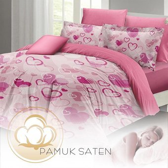 Mono Home Pamuk Saten Dört Mevsim 200 x 220 cm 3D Çift Kişilik Nevresim Takımı Pembe