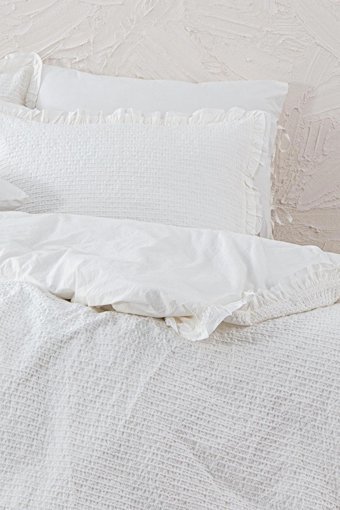 Ecocotton Pamuk Dört Mevsim 200 x 220 cm Modern Çift Kişilik Nevresim Takımı Krem