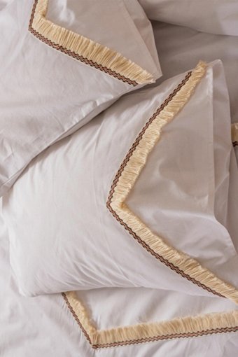 Vivamaison Pamuk Dört Mevsim 200 x 220 cm Düz Çift Kişilik Nevresim Takımı Beyaz