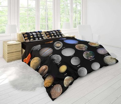 Asel Evim Pamuk Dört Mevsim 200 x 220 cm 3D Çift Kişilik Nevresim Takımı Siyah