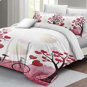 Mono Home Pamuk Saten Dört Mevsim 200 x 220 cm 3D Çift Kişilik Nevresim Takımı Beyaz
