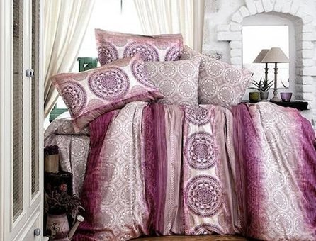 Clasy Saten Kışlık 200 x 220 cm Modern Çift Kişilik Nevresim Takımı Çok Renkli