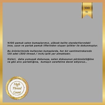 Sarev Pamuk Saten Kışlık 200 x 220 cm Şal Desen Çift Kişilik Nevresim Takımı Antrasit Gri
