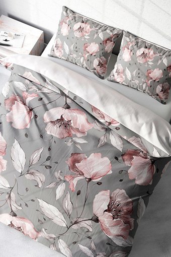 Mono Home Pamuk Dört Mevsim 200 x 220 cm 3D Çift Kişilik Nevresim Takımı Çok Renkli