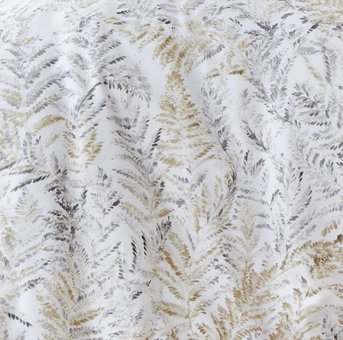 Karaca Home Pamuk Dört Mevsim 200 x 220 cm Çiçekli Çift Kişilik Nevresim Takımı Gri