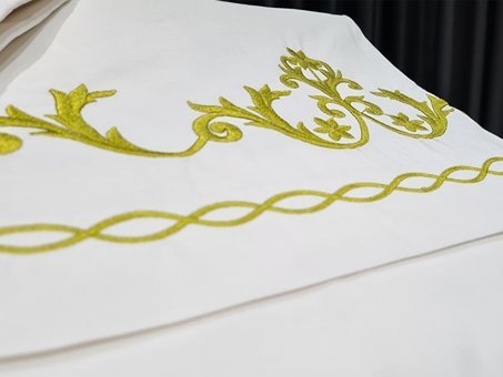 Çeyiz Diyarı Pamuk Kışlık 200 x 220 cm Düz Çift Kişilik Nevresim Takımı Krem