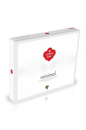 Cotton Box Ranforce Dört Mevsim 200 x 220 cm Kareli Çift Kişilik Nevresim Takımı Gül Kurusu