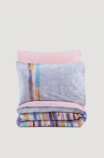 Cotton Box Ranforce Dört Mevsim 200 x 220 cm Batik Çift Kişilik Nevresim Takımı Pembe