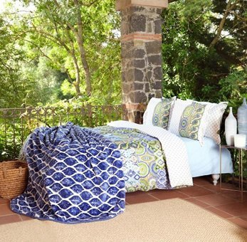 Karaca Home Pamuk Kışlık 200 x 220 cm Battaniyeli Desenli Çift Kişilik Nevresim Takımı Mor
