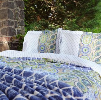 Karaca Home Pamuk Kışlık 200 x 220 cm Battaniyeli Desenli Çift Kişilik Nevresim Takımı Mor