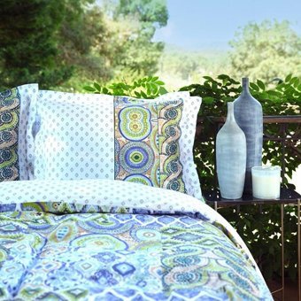 Karaca Home Pamuk Kışlık 200 x 220 cm Battaniyeli Desenli Çift Kişilik Nevresim Takımı Mor